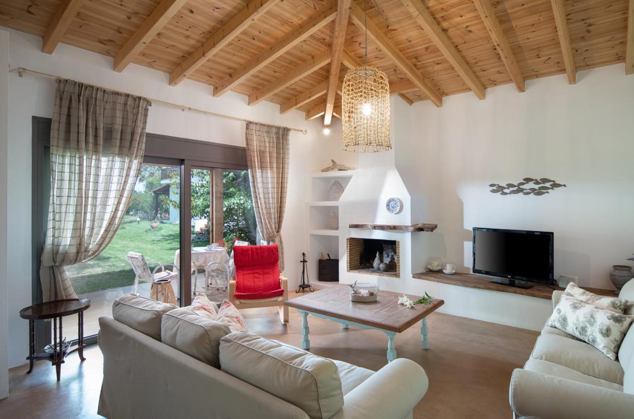 Villa Menie - Golden Fig Sykia Lodge Paralia Sikias 외부 사진