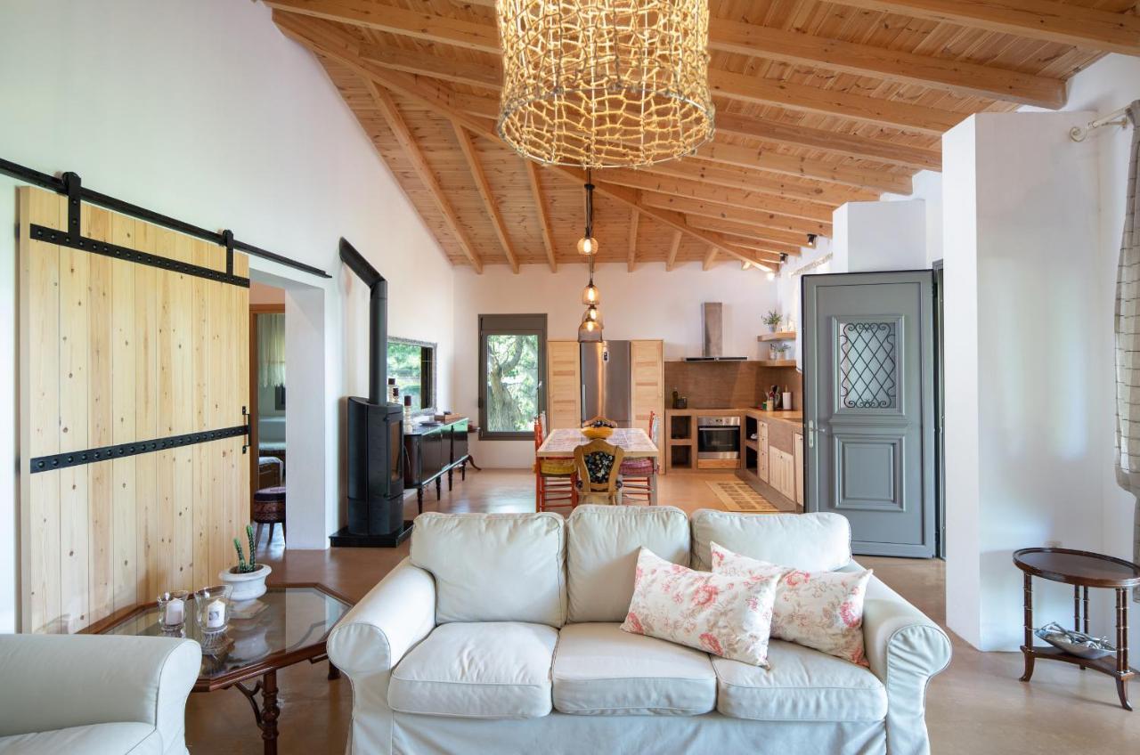 Villa Menie - Golden Fig Sykia Lodge Paralia Sikias 외부 사진